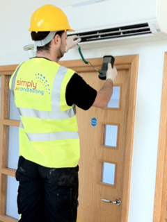 Air conditioning unit repair
